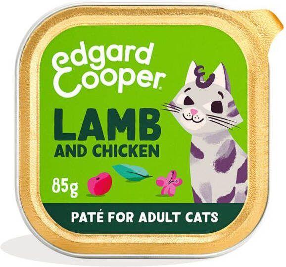 Edgard & Cooper Paté Kattenvoer Lam Kip 85 gram