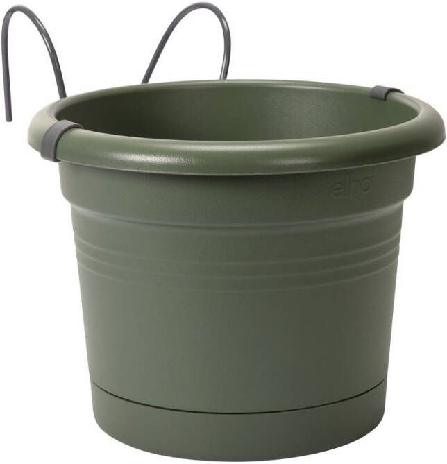 Elho Green basics all-in-1 met pothouder Balkonbak Groen Ø 20 cm