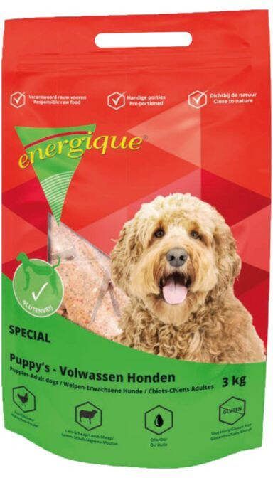 Energique Special Vers Vlees Hondenvoer Kip Lam
