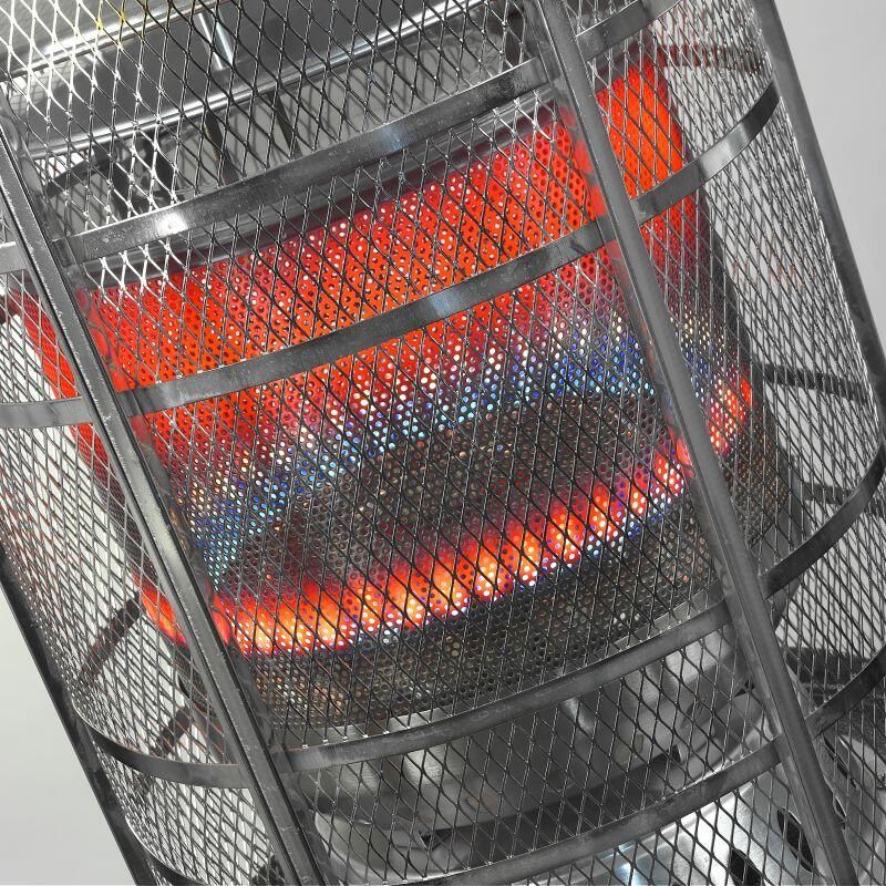 Eurom Area Lounge Terrasverwarmer gas staand verrijdbaar verwarmt tot 50m² max. 9000 W - Foto 3