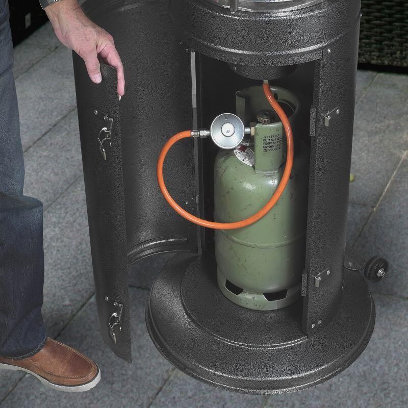 Eurom Area Lounge Terrasverwarmer gas staand verrijdbaar verwarmt tot 50m² max. 9000 W - Foto 4