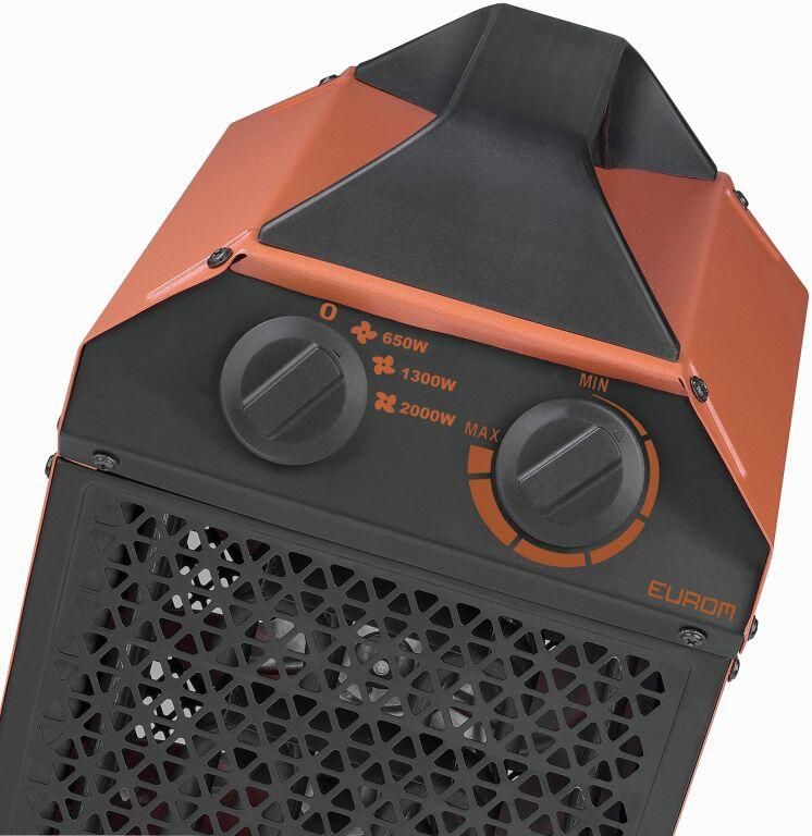 EUROM EK Delta 2000 Ventilatorkachel 2000 Watt 75 m³ - Foto 4