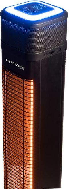 Eurom Heat and Beat Tower Terrasverwarmer Aluminium Zwart - Foto 2