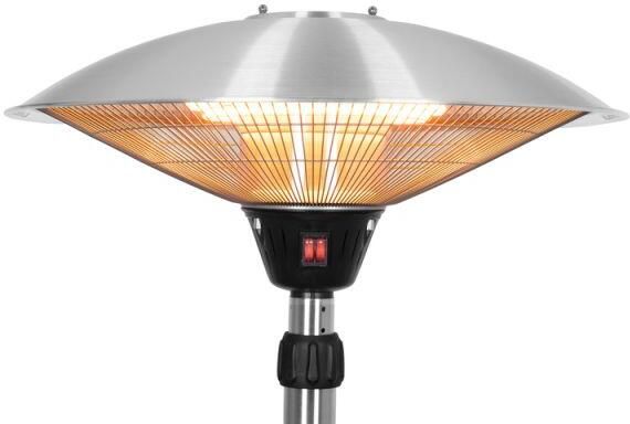 Eurom PD2101 XXL Terrasverwarmer elektrisch RVS Grijs - Foto 3