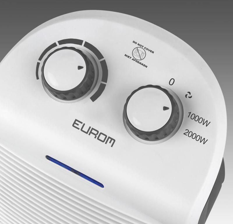 EUROM Safe-t-Fanheater 2000W Ventilatorkachel 2000 Watt 75 m³ - Foto 2