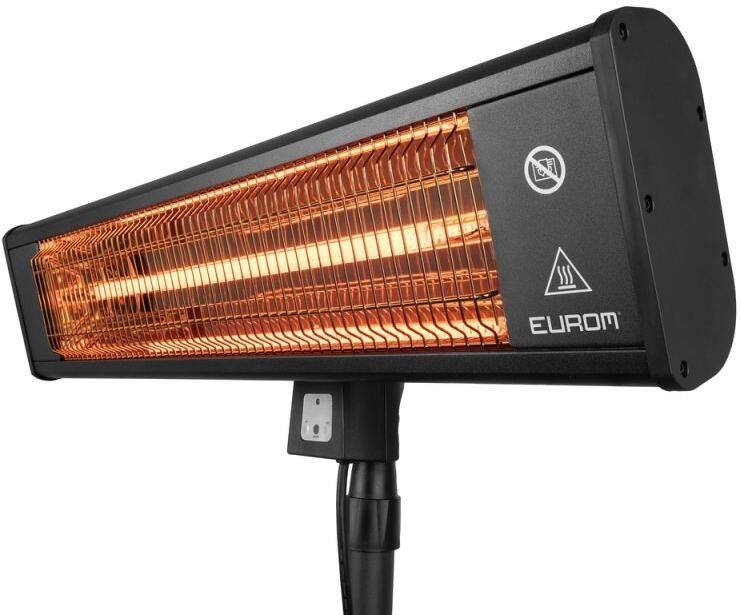 Eurom TH 1800S Terrasverwarmer elektrisch staand incl. afstandsbediening tot 1800 W - Foto 2