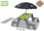 EXIT Toys EXIT Aksent zand- water- en picknicktafel (2 bankjes) met parasol en tuingereedschap - Thumbnail 3