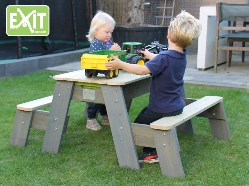 EXIT Toys Exit Aksent Zand- Water- En Picknicktafel (2 Bankjes) - Foto 5