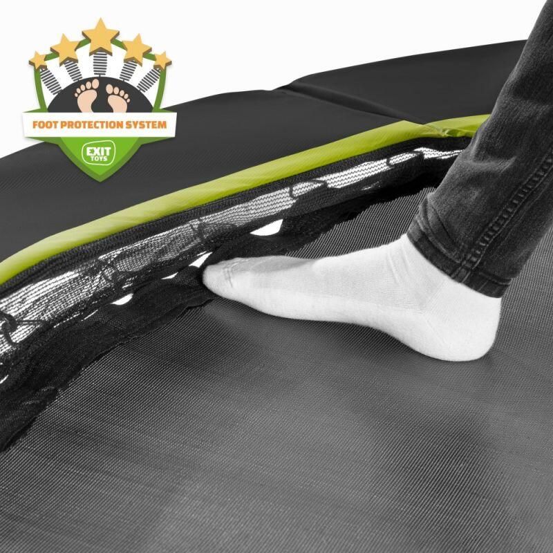 EXIT Toys EXIT Silhouette inground trampoline rechthoek 244x366cm zwart - Foto 2
