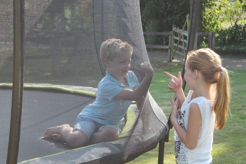 Etan Hi-Flyer Trampoline Met Veiligheidsnet Ø 183 cm 06ft Incl. Ladder Groen Kindertrampoline Max. Gebruikersgewicht 50 kg - Foto 3