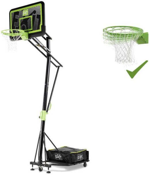 EXIT Toys Exit Galaxy Verplaatsbaar Basketbalbord Op Wielen Met Dunkring Black Edition