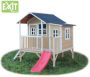 EXIT Toys EXIT Loft 350 speelhuisje met glijbaan naturel - Thumbnail 3