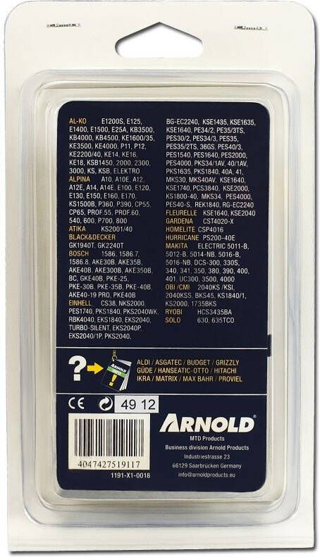 Arnold AK02 zaagk. ak02 3 8 1.3mm 57schak Zaagketting 3 8" Hobby