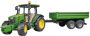 Bruder John Deere 5115M 1:16 met Trailler Miniatuur tractor - Thumbnail 2