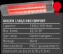 Eurom Elektrische Kachel 1300 Watt Voor Binnen en Buiten Infrarood Kachel Terrasverwarmer - Thumbnail 13
