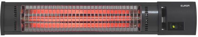 EUROM Hangende terrasverwarmer Zwart Elektrisch