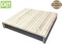 EXIT Aksent XL Houten zandbak 132x136x21cm - Thumbnail 3