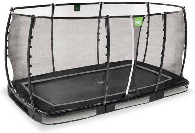 EXIT Allure Premium Inground trampoline 244x427 cm Zwart