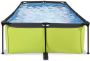 EXIT Frame 220x150 cm 12v cartridge filter zwembad (Kleur: groen) - Thumbnail 2