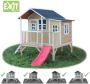 EXIT Toys EXIT Loft 350 speelhuisje met glijbaan naturel - Thumbnail 6