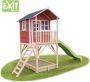 EXIT Toys EXIT Loft 700 speelhuisje met glijbaan + zandbak rood - Thumbnail 5