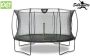 EXIT Toys EXIT Silhouette trampoline rond met veiligheidsnet 427 cm zwart - Thumbnail 7