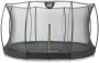 EXIT Toys Exit Silhouette Inground Trampoline Ø427cm Met Veiligheidsnet Zwart - Thumbnail 6