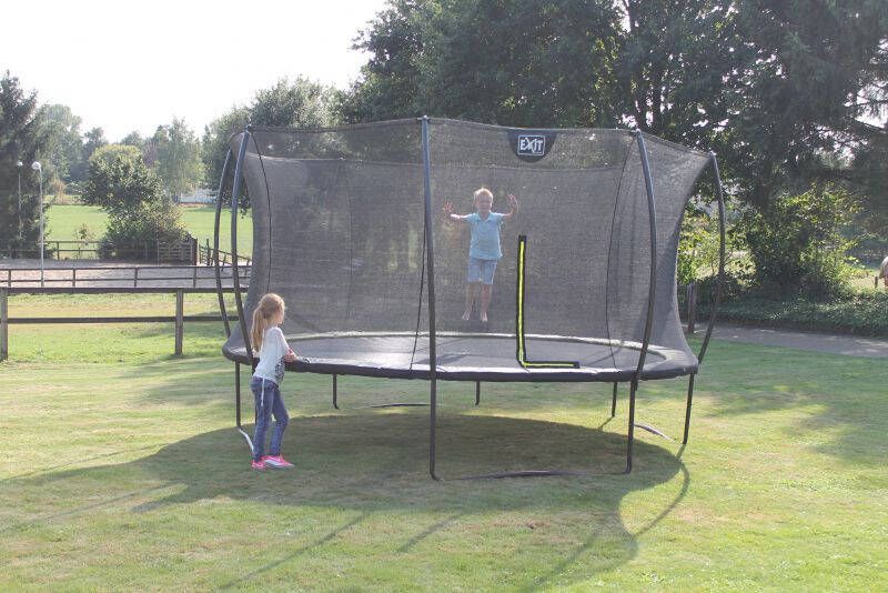 EXIT Silhouette Trampoline 305cm Limegroen Rond
