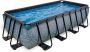EXIT Toys EXIT Stone zwembad 400x200x100cm met filterpomp grijs - Thumbnail 2