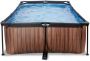EXIT Frame 220x150 cm 12v cartridge filter zwembad (Kleur: bruin) - Thumbnail 3
