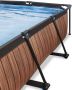 EXIT Frame 220x150 cm 12v cartridge filter zwembad (Kleur: bruin) - Thumbnail 4