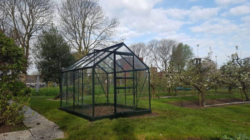 Halls Popular 86 Tuinkas Groen 257x193x196 cm Tuindersglas