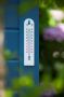 Nature Binnen buiten thermometer wit kunststof 5 x 20 cm Buitenthemometers Temperatuurmeters - Thumbnail 3