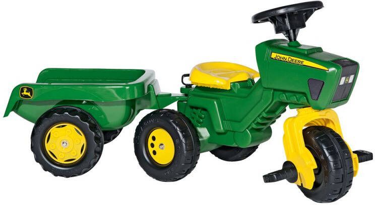 rolly toys Trac John Deere + aanhanger miniatuur aanhanger