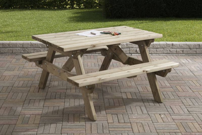 Talen Buitenmeubelen kinderpicknicktafel 120X115X64CM