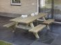 Talen Buitenmeubelen Open instap Picknicktafel 230x85x76cm - Thumbnail 2