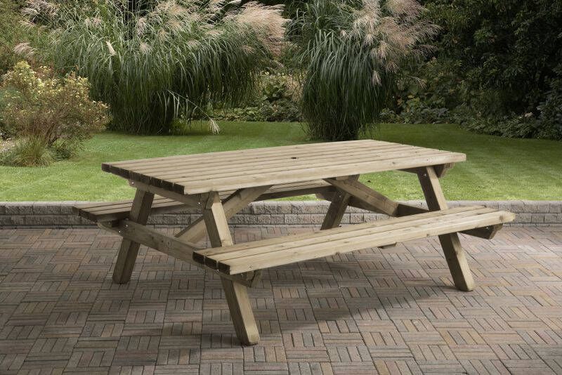 Talen Buitenmeubelen Picknicktafel 200X160X76CM