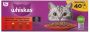 Whiskas Classic Selectie in saus maaltijdzakjes multipack 40x85g dierensnack - Thumbnail 4