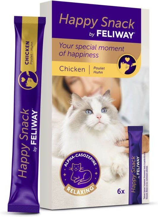 FELIWAY Happy Snack Relaxing Kattensnack Kip 90 gram