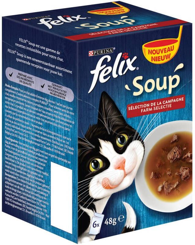 Felix Soup Countryside Kattensnacks Kip Rund 0 006 kg