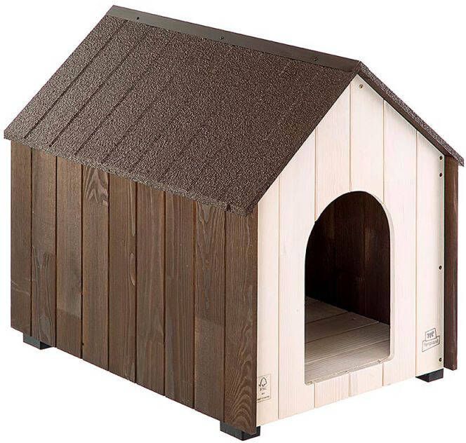Ferplast Koya Hondenkennel Bruin wit Medium