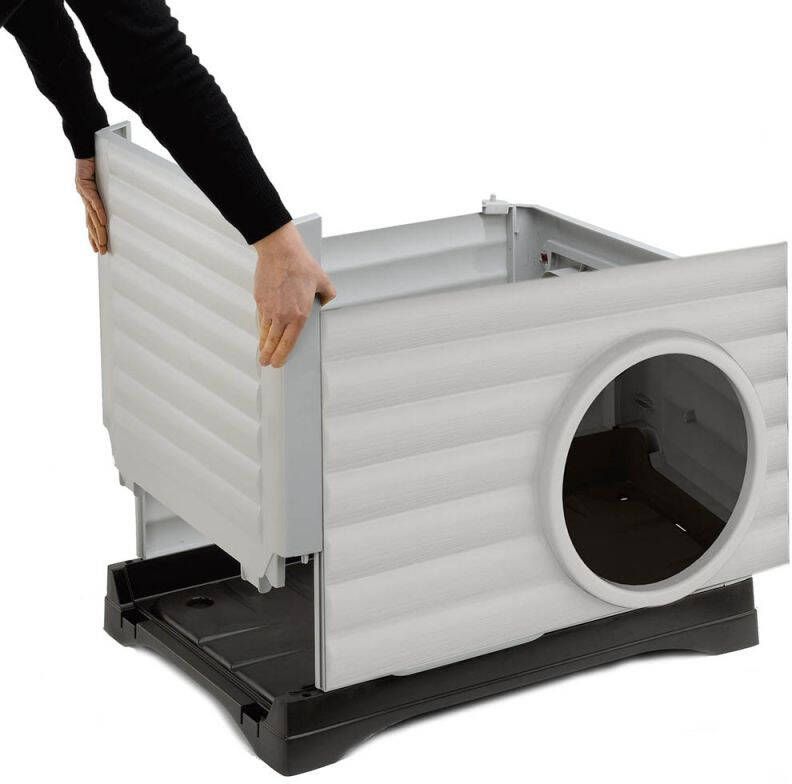 Ferplast Petvilla 50 Hondenhok Wit Grijs