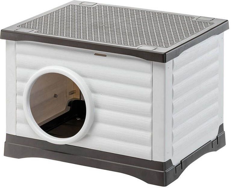 Ferplast Petvilla 60 Hondenhok Wit Grijs