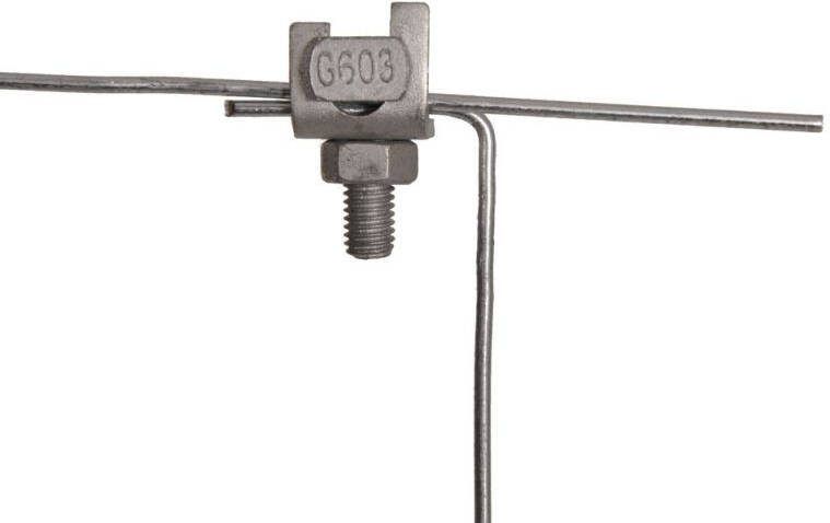 Gallagher Draadklem gebogen incl Moer 100 stuks