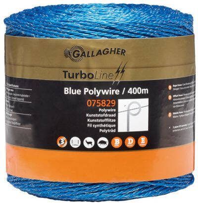 Gallagher TurboLine blauw Kunststofdraad 400m