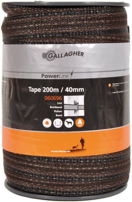 Gallagher PowerLine 40mm Schriklint 200m