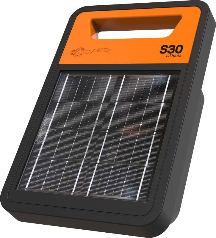 Gallagher S30 Solar schrikdraadapparaat Incl. Lithium Batterij 9300 V 0 3