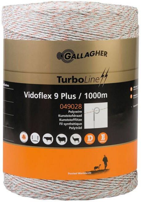 Gallagher TurboLine Vidoflex 9 Schrikdraad 1000m