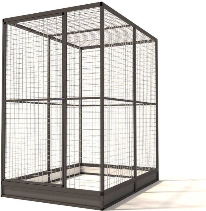 Glorenza Kattenren Aluminium Antraciet 121x176x193 cm