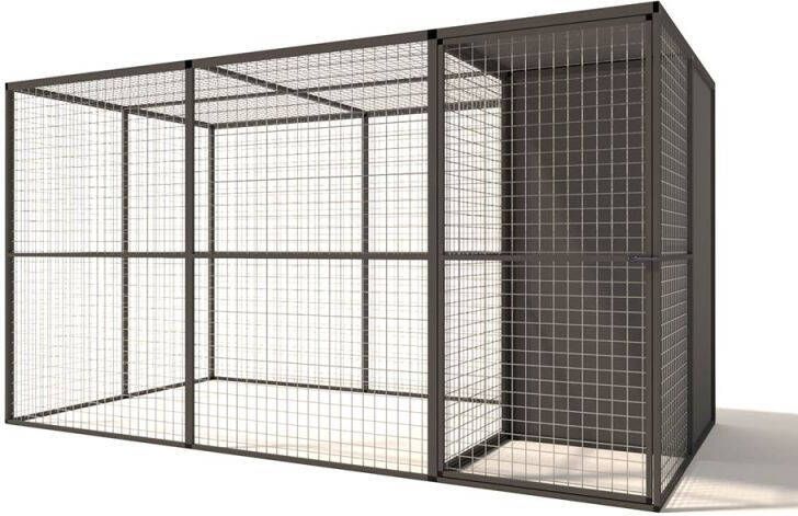 Glorenza Kattenren Aluminium Antraciet 328x176x178 cm